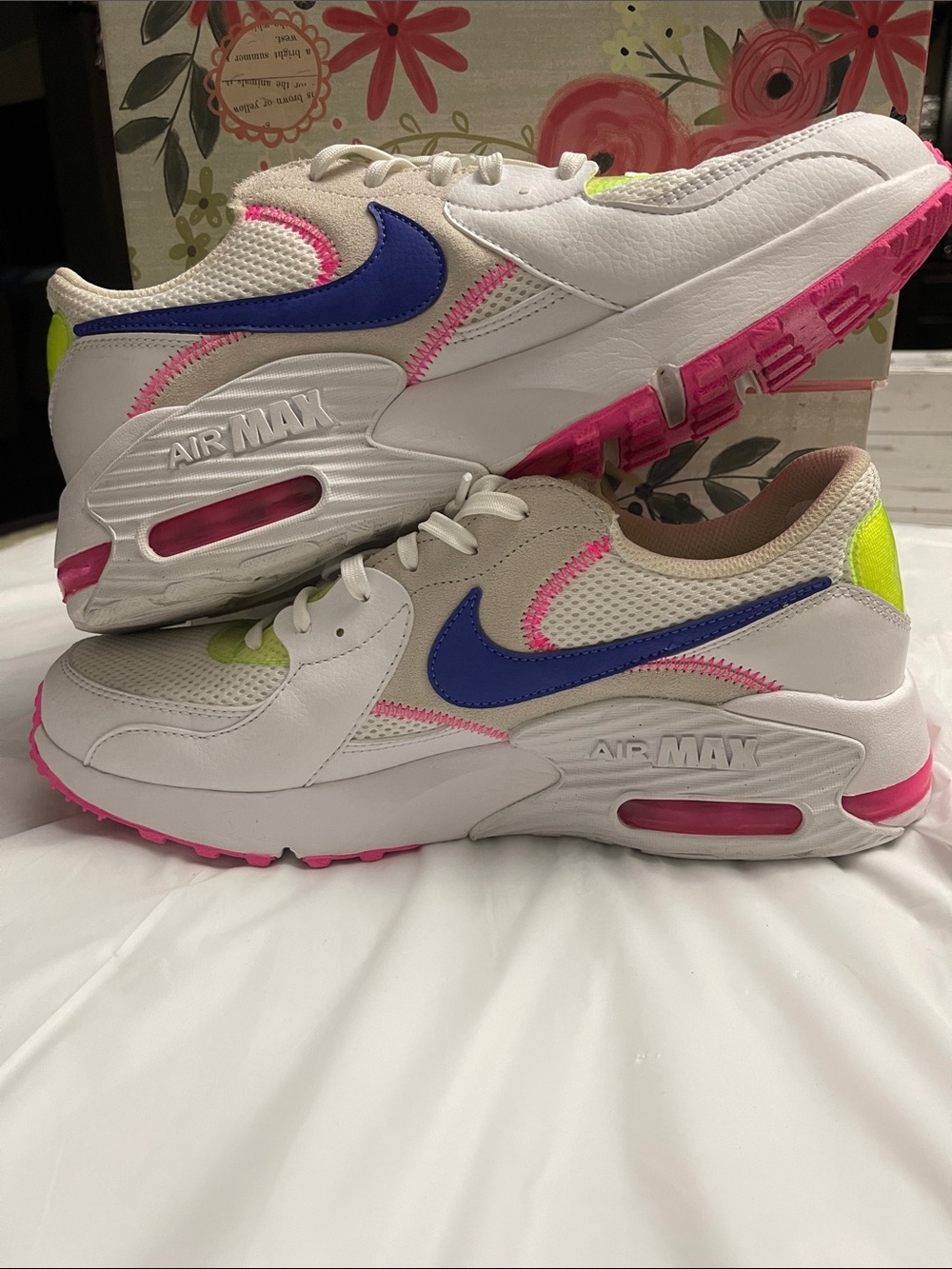 Nike Air Max Excee woman size 11 white indigo pink DD2955-100